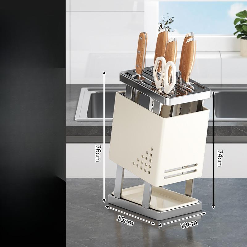 Stainless Steel Rotary Tool Holder Household Kitchen Countertop Shelf Tool Supplies Storage Holder Tool Holder Finishing Holder