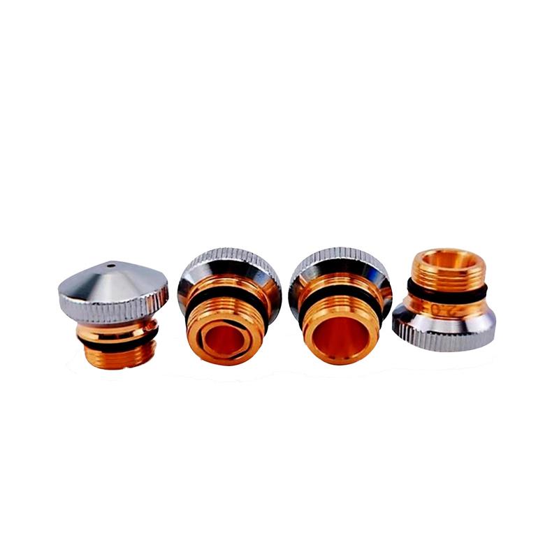 Double Layer DNE Laser Cutting Nozzle 1 PCS D15 M12 H15 High Power Fast Cooling For Sheet Metal Industry