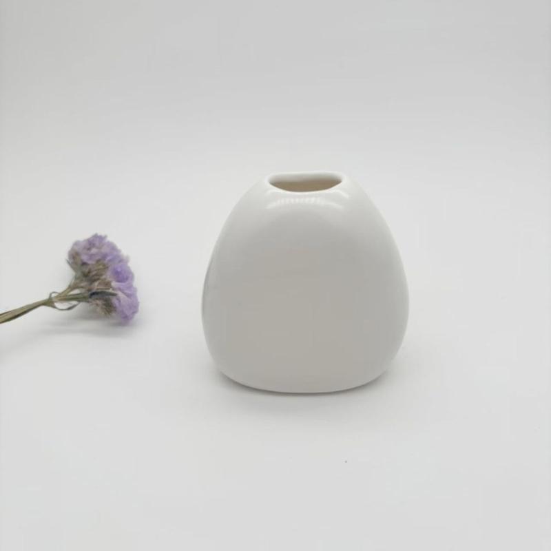 Ceramic Buds Vases Small Rustics Flower Vases Diffuser Bottle Farmhouses Vases for Buds Hydroponics Plant Centerpieces