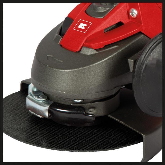 Einhell meuleuse d'angle 125mm te-ag 125/750 kit (750 w, avec coffret) livré avec disque de coupe