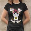 Turbo Granny Cat Anime Katze Kawaii Miau Damen Tailliert Shirt S-XXL Baumwolle