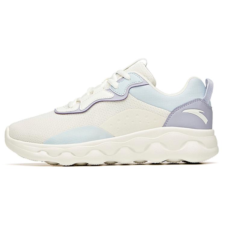 New Anta Running Collection Low Top Running Shoes Women's White Purple Blue Mesh 922115535-5