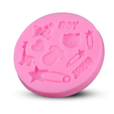 Pin Baby Boy Silicone Mold Soap Fondant Molds Sugar Craft Tools Chocolate Fondant Cake Moulds Silicone Molds for Confectionery