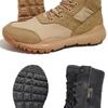 Summer Ultra-Light Breathable High-Top Desert Canvas Combat Boots - Lightweight Military-Style Outdoor Shoes with Zipper