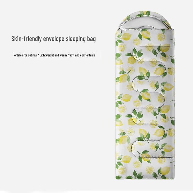 

Adult Travel & Camping Envelope Sleeping Bag 220x75cm
