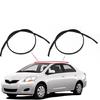 2pcs Weather Sealing Strips Automotive Accessories Left Right Side Roof Drip Moulding Trim Set 75551-52160 75552-52140