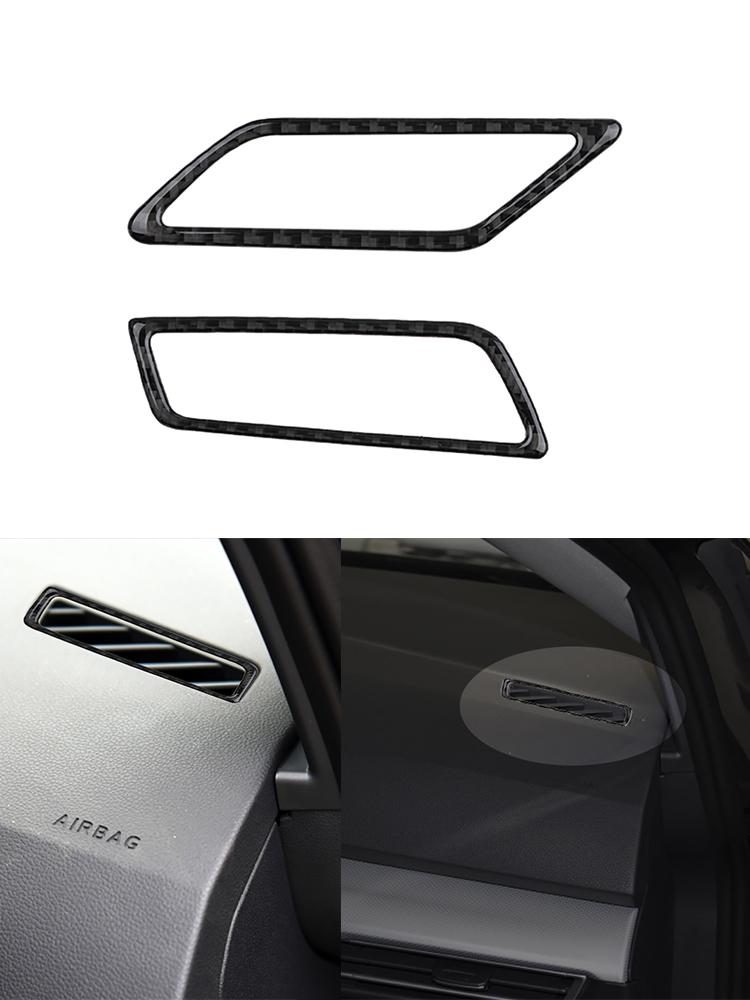 For Volkswagen VW Golf 8 MK8 GTI 2025 Car Carbon Fiber Interior Button Panel Trim Sticker Frame Styling Accessories