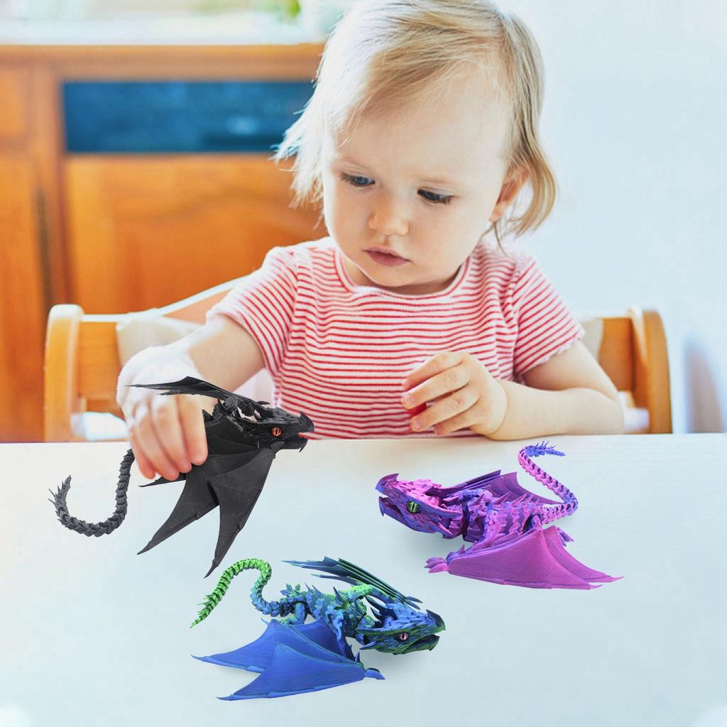 3d Printed Decorative Toys, Movable Printed Animal Toys, Creative Decorative Ornaments