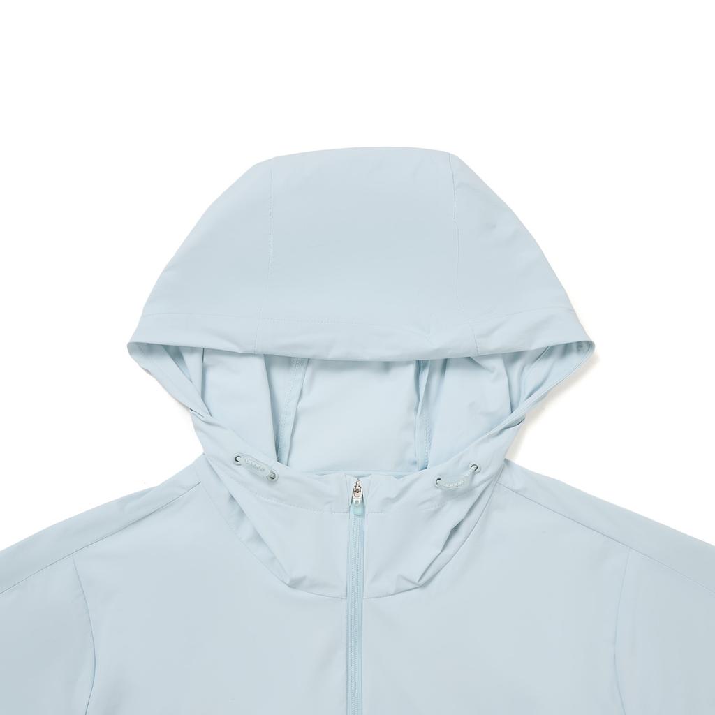 Li Ning Fitness Series Quick-Dry Cool UV Protection Hooded Sunscreen Jacket Women outerwear AFDW454-5