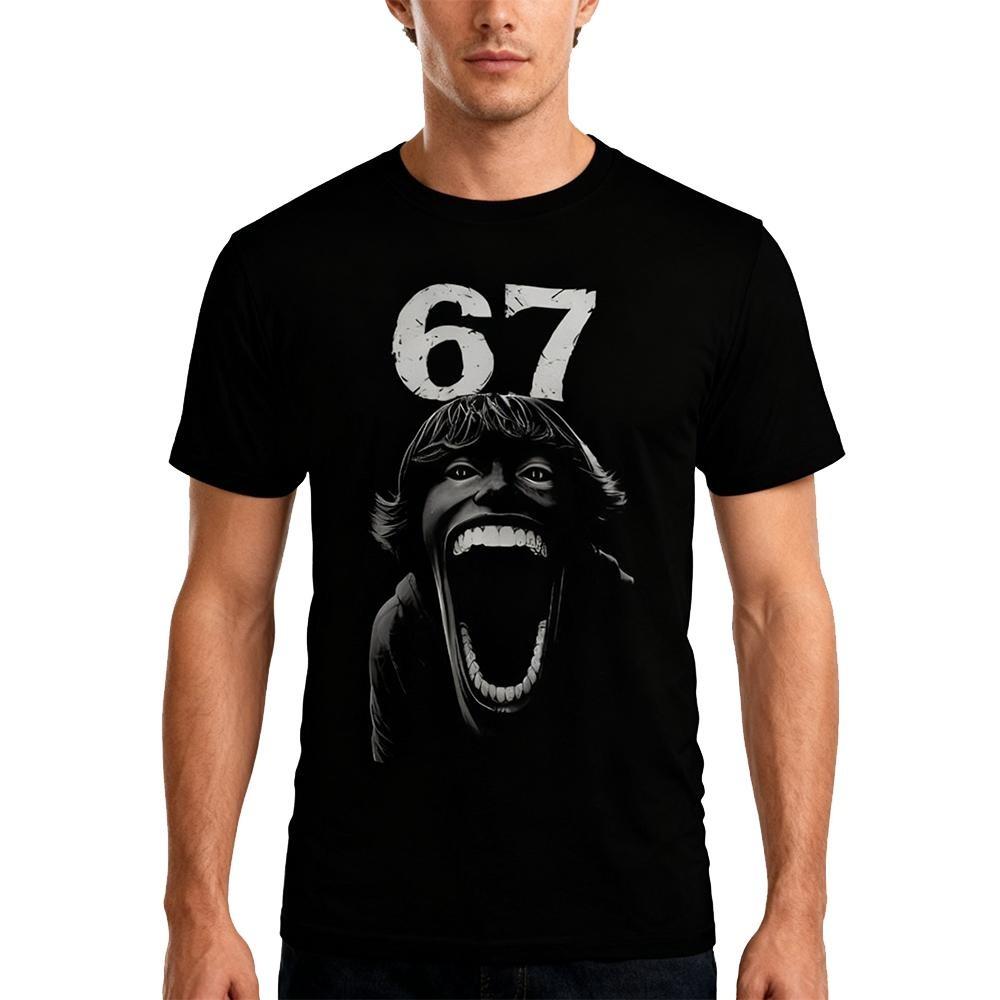 Sommer Mode 6 7 Print T-Shirt Herren Kurzarm Harajuku High Street Mode T-Shirt Mann Damen Sommer Oberteile