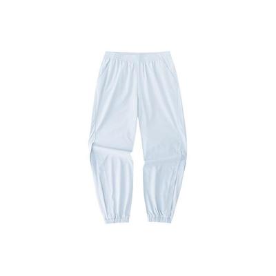 Training Series Solid Color Mid-Rise Loose Breathable Cuffed Knit Sports Pants Women Pants Dream-Shadow-Blue 962427501-2