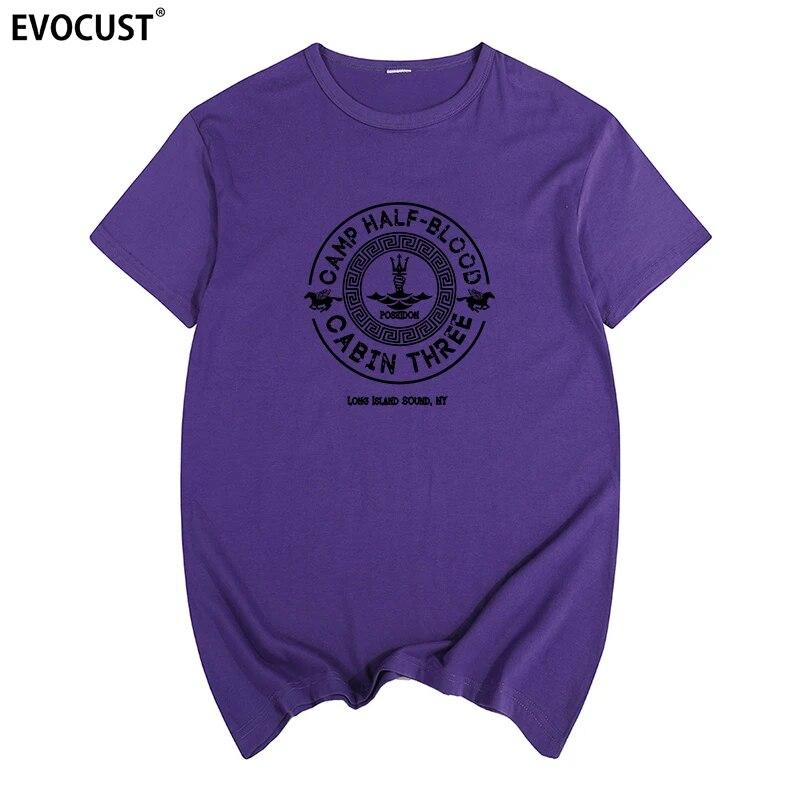 Лагерь полукровок Лонг-Айленд Саунд Нью-Йорк Перси Джексон футболка Хлопковая футболка унисекс Новая футболка женская 2XL