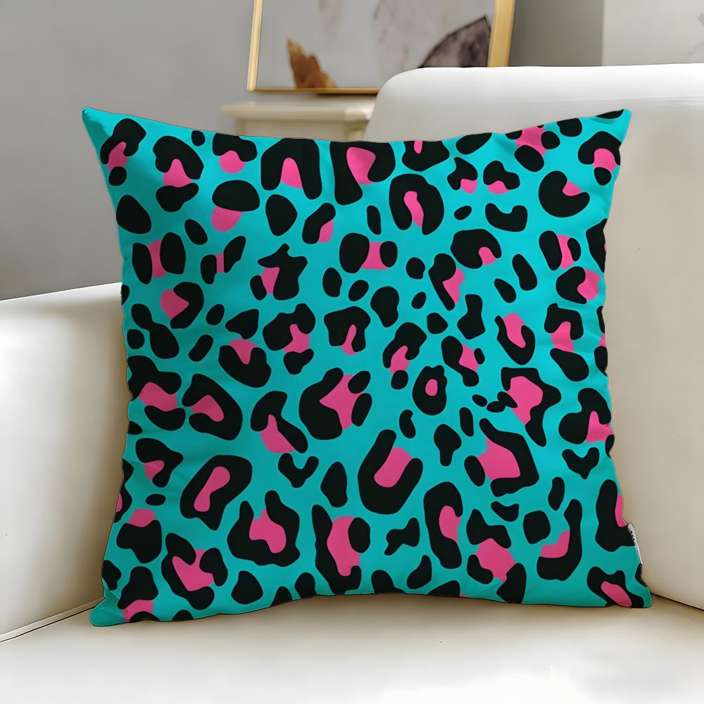 flower pattern Cushion Cover Soft  EasyWash Pillow Case  Versatile for Couch Bed Travel and Office