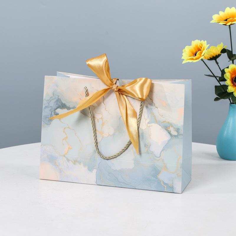 Gift, Cosmetic & Shopping Paper Bags with Bow Handles