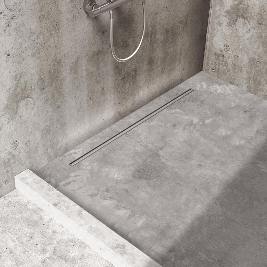 Slim&Low ProLine Gun Metal Linear Drain 60 Graphite