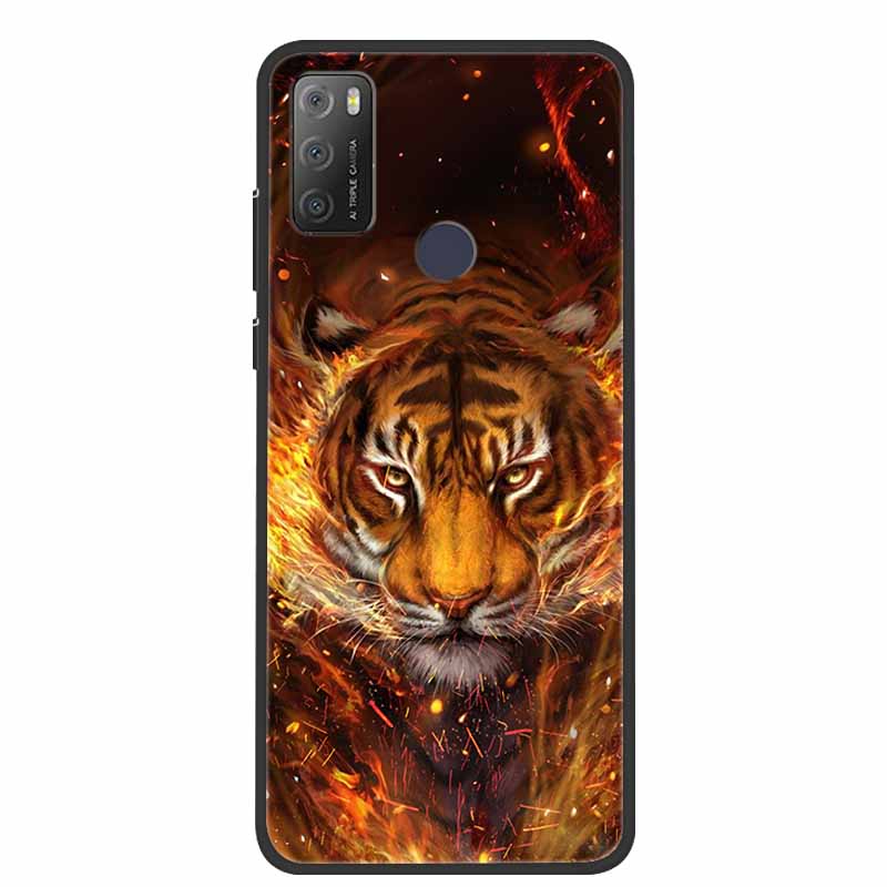 Pro Alcatel 1S 2021 Case Luxusní silikonový TPU měkký kryt na telefon pro Alcatel 1S 2020 Nárazuvzdorný roztomilý TPU nárazník Fundas Coque