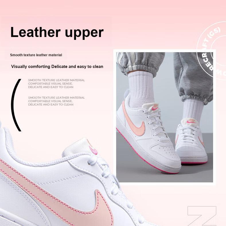 New Nike Court Borough Low White Pinksicle TD DV5456-111