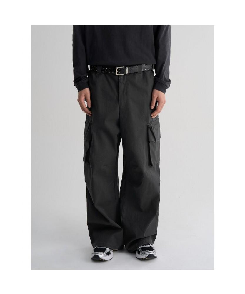 8SECONDS Washed Effect Cargo Pants Ash