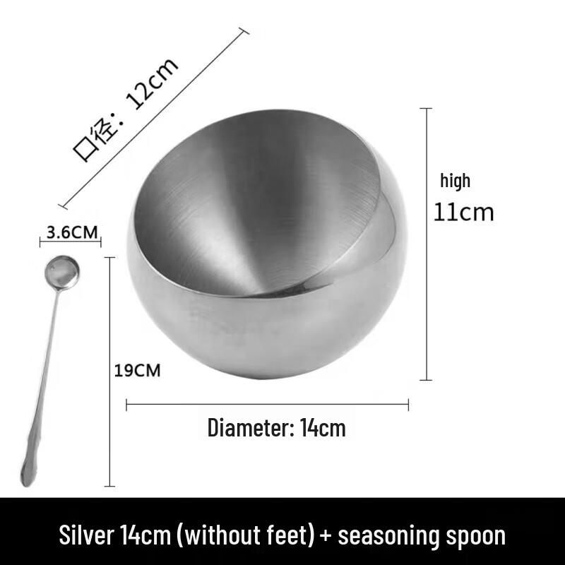 Stainless Steel Dipping & Seasoning Bowls