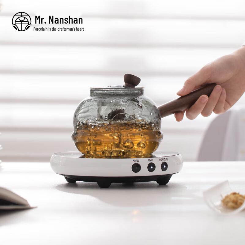 Heat-Resistant Glass Teapot with Electric Ceramic Stove Set