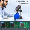 7 Inch IPS 5MP 1200X Digital Coin Microscope 1080P Video Microscope Repairing Circuit Device Ultra-Precise Focusing Camera
