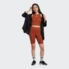 adidas Regata Canelada Bordada com Logo Trefoil Originals Feminina Tops Ferrugem-Cinzento IL9627