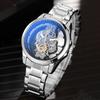 Men's Double-Sided Hollow Tourbillon Watch with Fully Automatic Movement