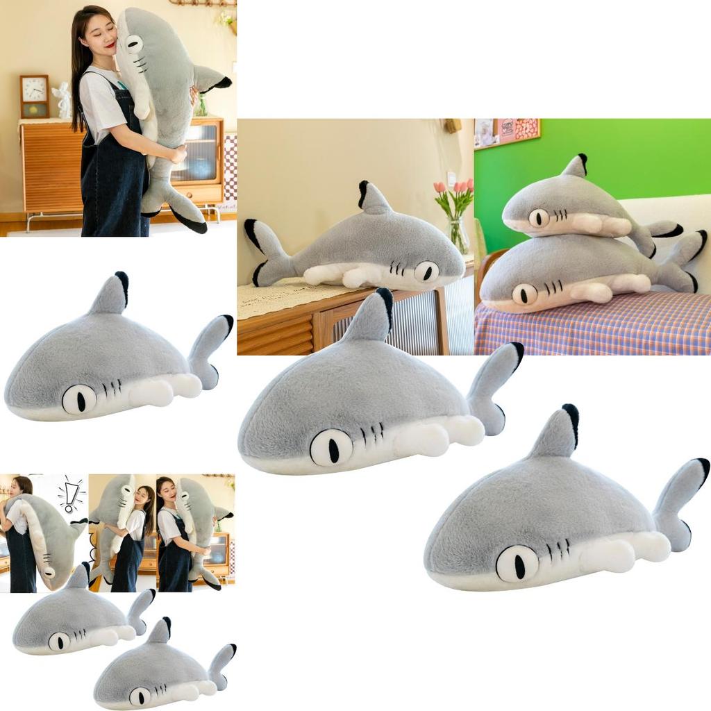 Cute Shark Cat Plush Toy Pillow For Kids Soft And Cuddly, Perfect For Bedtime Snuggles! 70cm-150cm Sizes Available