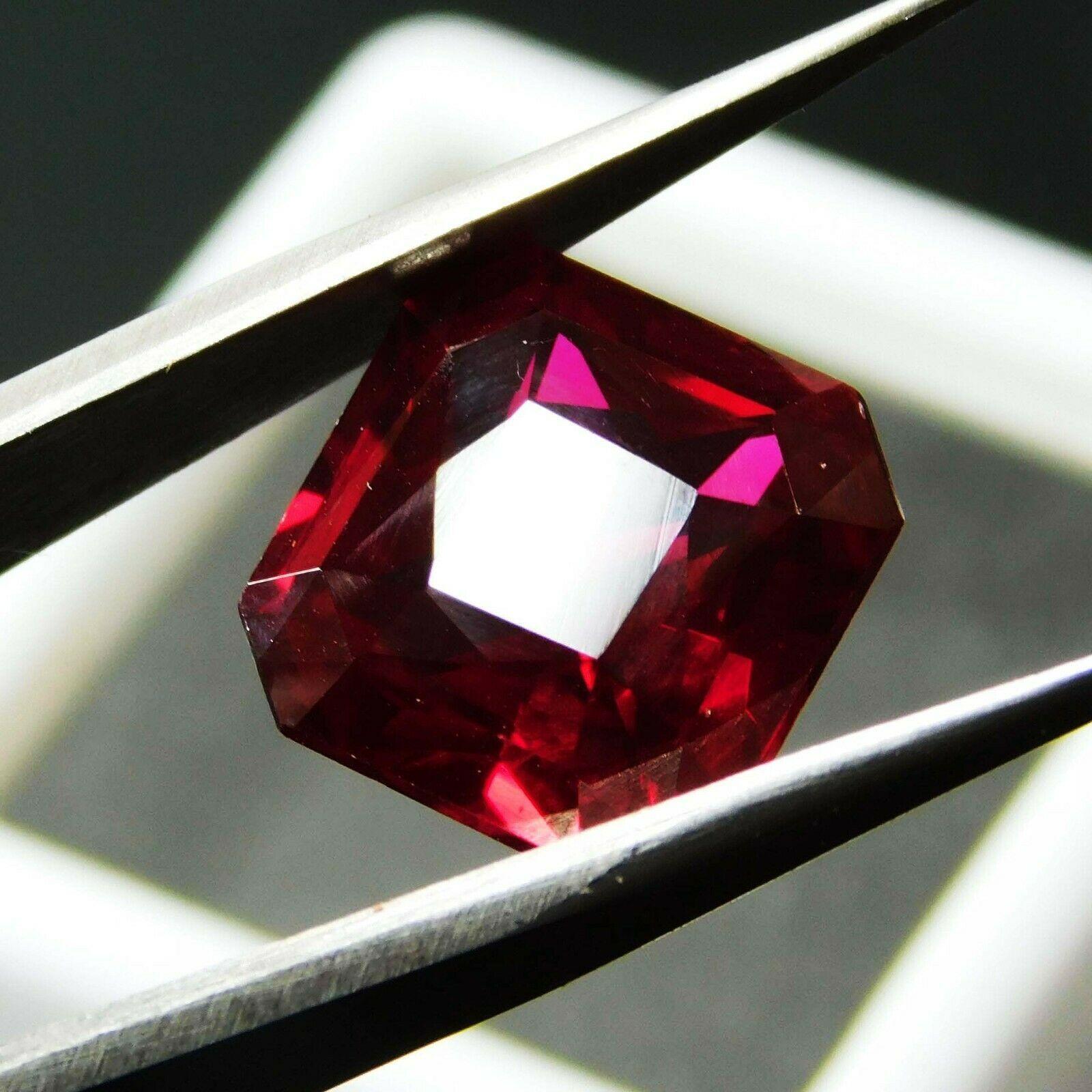 

Розсипні дорогоцінні камені НАТУРАЛЬНИЙ Червоний РУБІН 8.52 Карата СЕРТИФІКОВАНИЙ Квадратна форма XR-16455 004 006 12 mm approx червоний