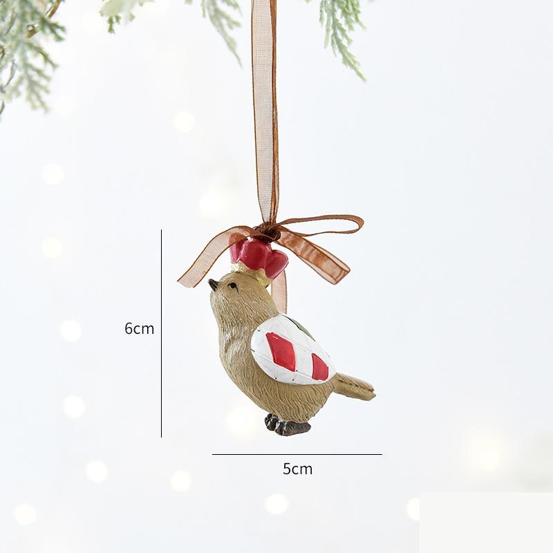 1 шт. Полимерный венок Йети Троянский конь Колокольчики Украшение на рождественскую елку Подвеска Винтажное рождественское украшение