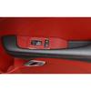 GZXinWei Inner Door Window Lift Panel for Dodge Challenger 2015-2023 Interior Cover Trim Red Carbon Fiber