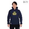 CHUMS Booby Face Pullover Navy X Yellow Parka, Men's,
