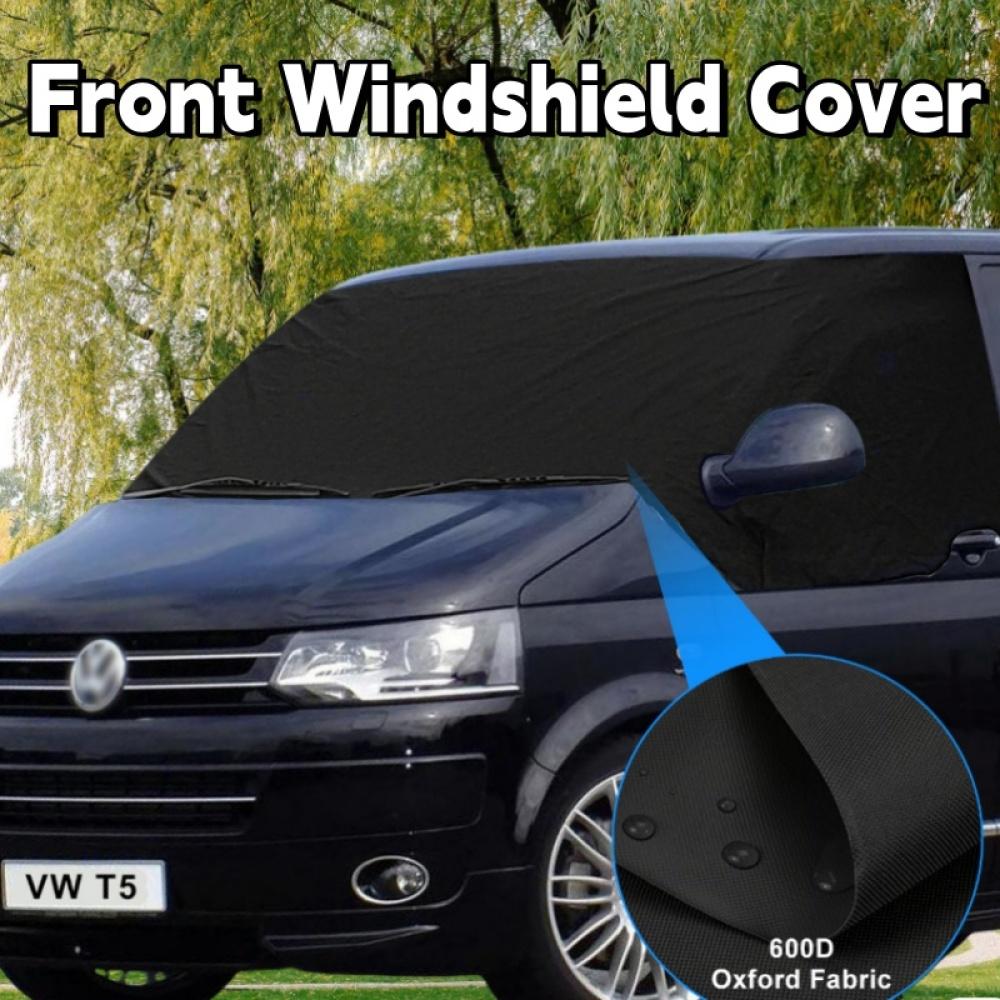 Voor VW Transporter T5/T6 Voorruit Cover Sneeuw Vorst Beschermer 600D Oxford Black Out Gordijnen Zonnescherm Raamscherm Cover