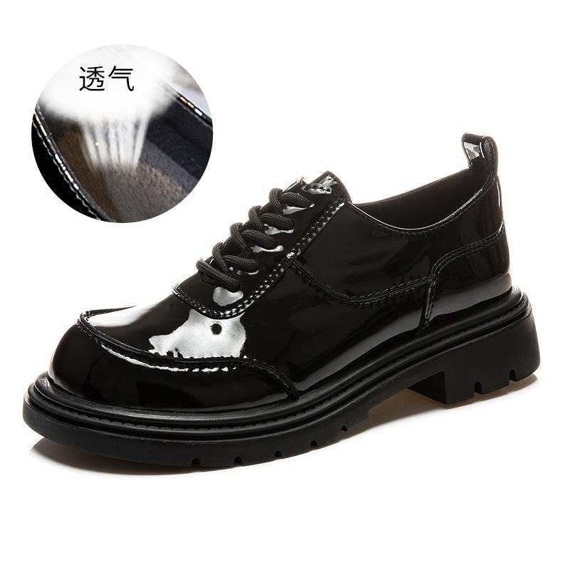 Leather Loafers Women's 2025 Spring New Women's Xiaoxiangfeng Single Shoes Women's Casual Commuting Mary Jane Shoes Women's Shoes