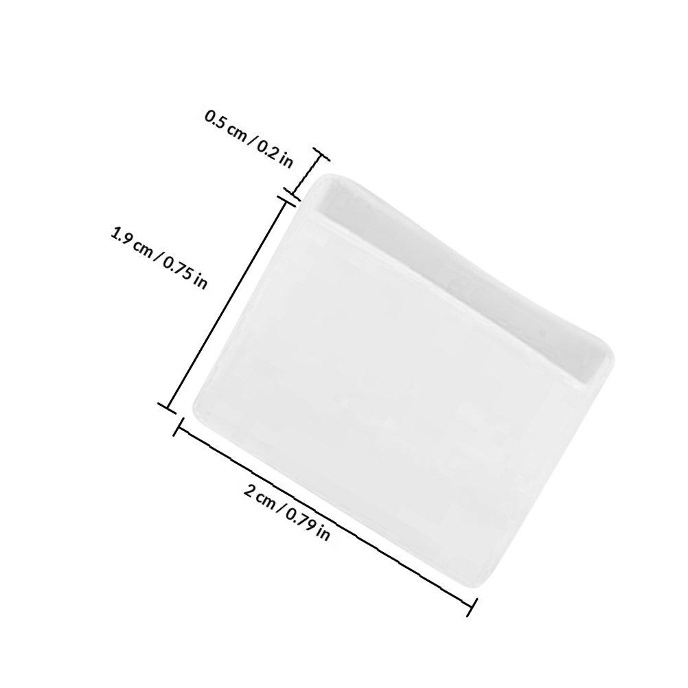 

50Pcs Clear Silicone Hanger Grip Pads Non Slip Protection for Pants Clothing Store Use Transparent Anti Drop Strips прозрачный
