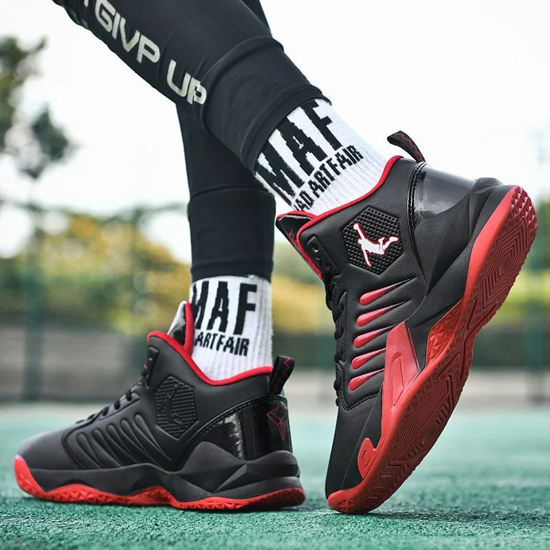 Schuhe für Herren Laufen Herren Rutschfeste Basketball Atmungsaktive Trainings Sportschuhe für Jungen Strapazierfähige Lauf-Sneaker
