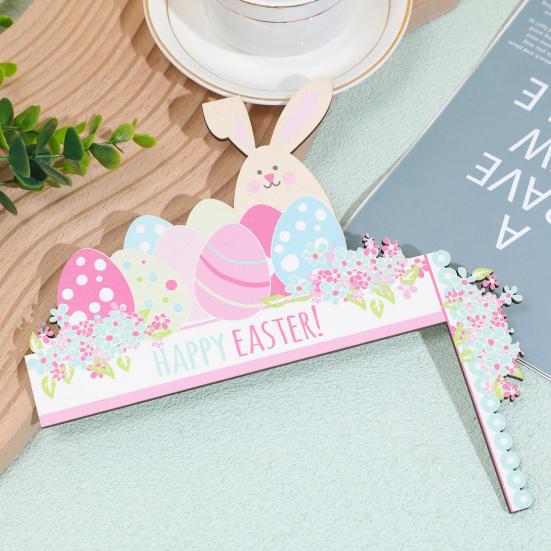 

Пасхальный орнамент, декоративное пасхальное яйцо кролика, угловая дверная тарелка, товары для дома