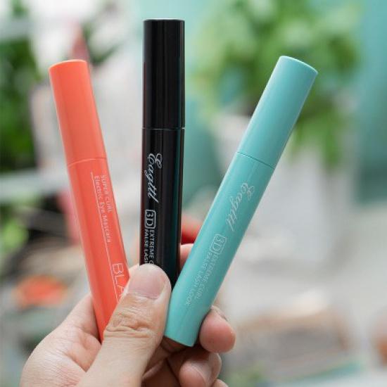 Waterproof Mascara Natural Stereoscopic Slimming and Curling Volumizing Long Lasting Mascara Primer Instant Dry Eye Makeup Student Women's Makeup