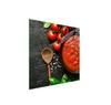 PLACA PROTECTORA DE CRISTAL PARA COCINA 50x52 COMIDA