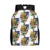 Fairly Odd Treasures Cartoon Collage Backpack Ladies Sporty Fashionable Mochila Large Capacity Laptop Bag Back To School Season