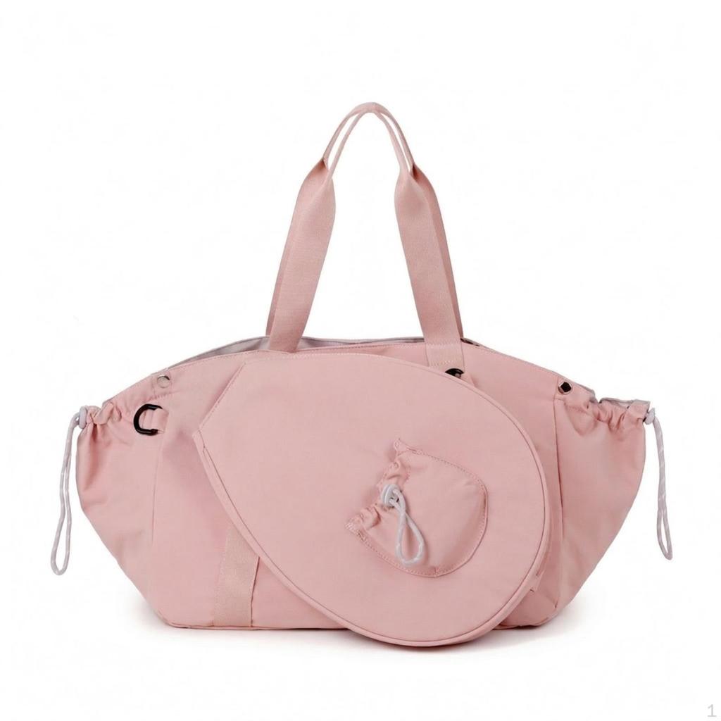 Borsa Tote con Pannello per Racchetta Struttura Morbida Tennis Comoda per Atleti di Pickleball, Palestra
