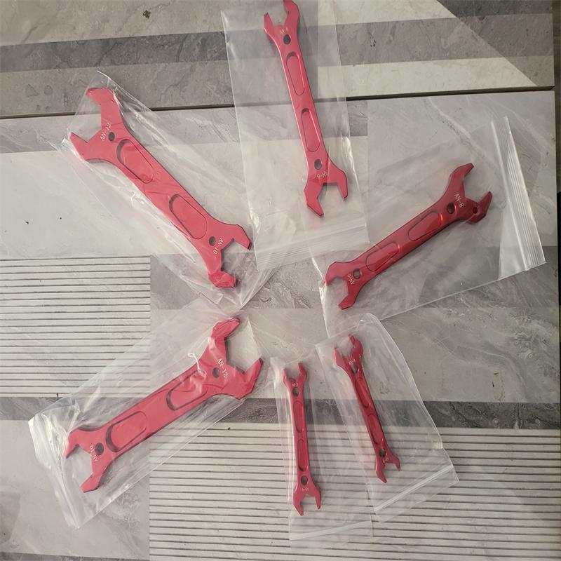 AN3 AN4 AN6 AN8 AN10 AN12 Aluminum Wrench Joint Tool Socket Wrench Tool Kit Double Head Joint Disassembly Wrench Repair Tools