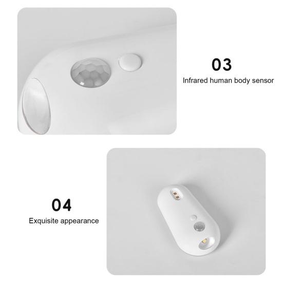 Toilet Light with Intelligent Sensing UV Sterilization Rechargeable USB-C Night Light Peel And Stick Soft Nightlight for Bathroom Toilet