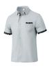Men's Shirts Summer Turn-down Collar Stirpes Waffle Casal Cardigan Loose Muscle Casual Short Sleeve Shirt for Male Tops