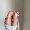 Retro Korean Dongdaemun Hip Hop Push-Pull Ring for Women - Simple, Creative Punk Design for Index Finger