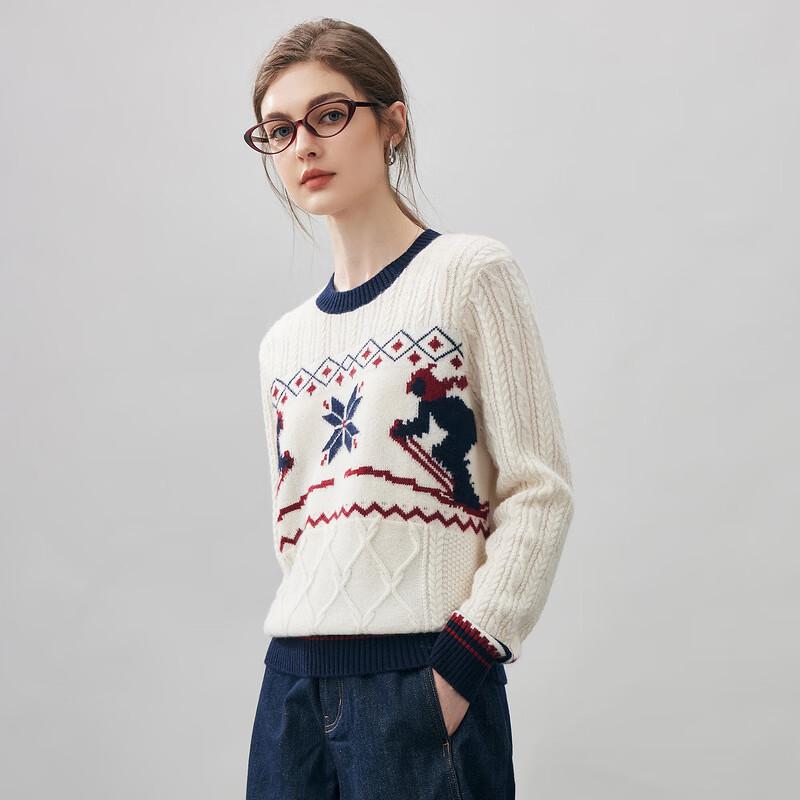 Komom Boca 2025 Women's Jacquard Cashmere Sweater