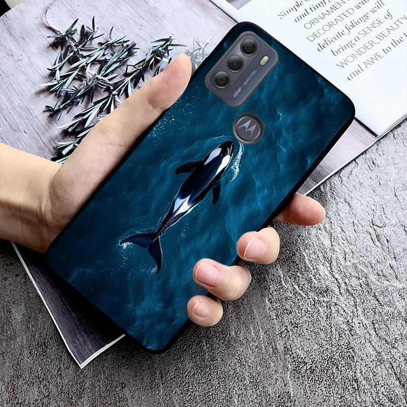 Phone Case For Moto G86 G85 G75 G15 G05 G56 G72 G53 G54 G84 G60 G31 G32 G24 G 5G G Play Sea Summer Dolphin Shark Turtle