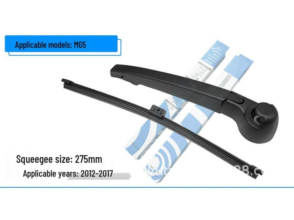 Rear Wiper Blade & Arm Assembly for MG3, MG5, Roewe GS, ZS, HS - Bone-less Rubber Strip