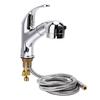 Faucet with Pull Out Sprayer Stainless Steel Ceramic Valve Cartridge Pull Out Kitchen Faucet for RVs Trailers Yachts