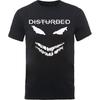 Disturbed - Scary Face Candle - Black T-shirt